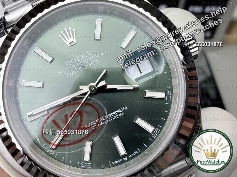 VS factory Rolex mint green Datejust V2 version actual test: Is Dandong 3235 movement stable? Wear it for three months to tell you the truth