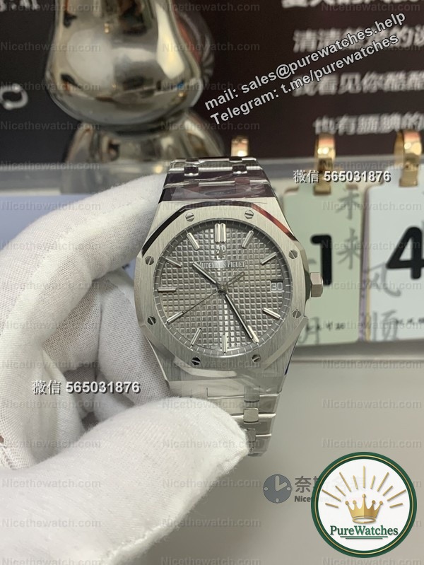 Thinking of entering Royal Oak on a limited budget? Actual test of VS factory 15500 gray face 4302 movement version, the wearing comfort is perfect!