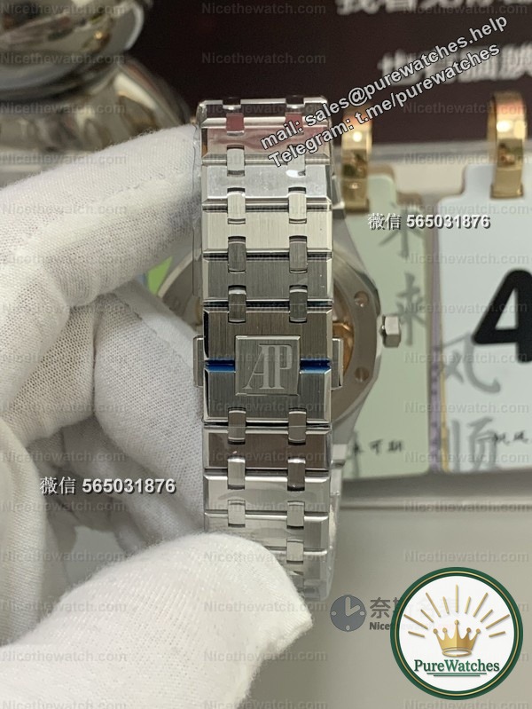 Thinking of entering Royal Oak on a limited budget? Actual test of VS factory 15500 gray face 4302 movement version, the wearing comfort is perfect!