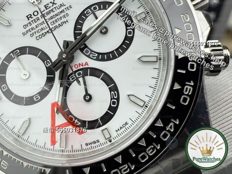 VS Factory White Panda Daytona actual test: Dandong 4131 movement has 72 hours of energy storage. How outrageous is the detail restoration?