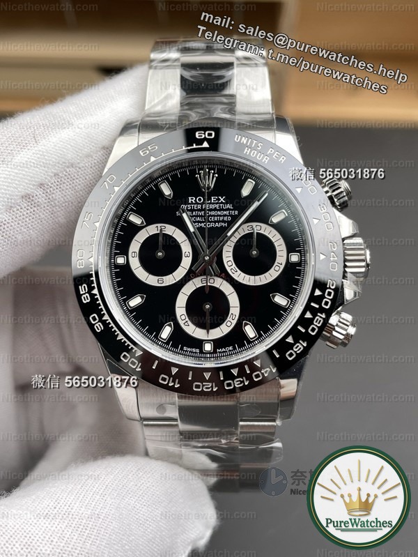 Ceramic ring fades? Small dial with radial pattern? VS black pottery Daytona dismantling: platinum powder filling + matte process, you can rest assured after reading the details