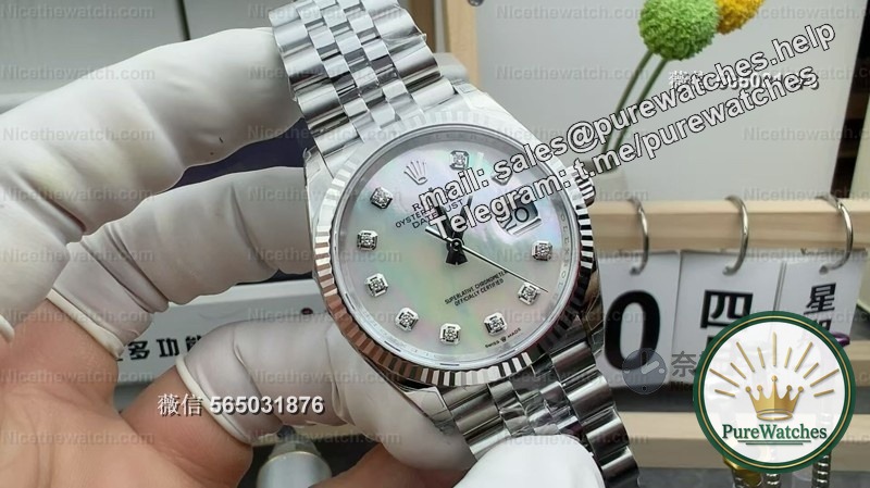 VS factory Fritillaria disk log actual measurement: Dandong 3235 V2 movement + rainbow Fritillaria, this new color is so beautiful!
