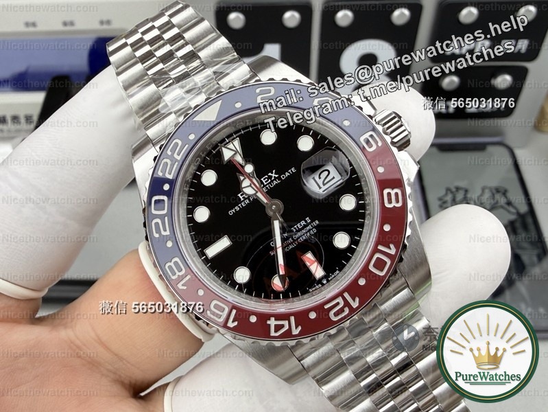 Actual measurement of VS factory Coke ring replica watch: UV discoloration ceramic ring + Dandong 3285 movement, this Greenwich is really top-notch!