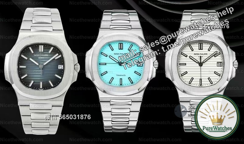 Comparison of three Patek Philippe 5711 Nautilus replica watches: Which one is better, 3K/BBF/DDF?