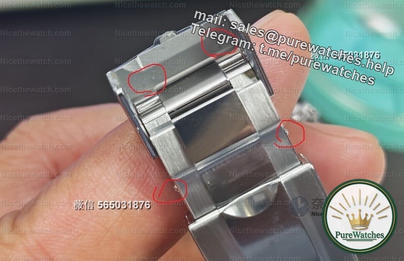 Are there scratches on the inside of the Rolex watch buckle? Old cousin: This is the authentic “ID card”!