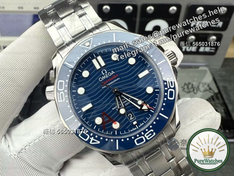 VS factory Omega Seamaster 300m upgraded 8806 movement: this time it is really “stable”