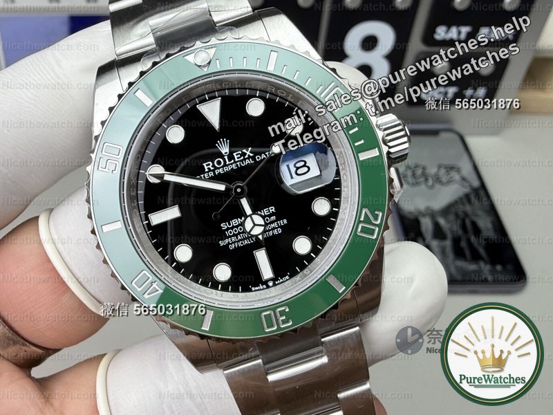 VS factory Rolex Green Submariner V2 version actual test: Is this “little green” worth it?