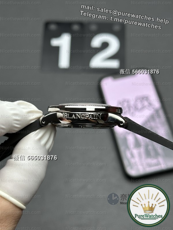 Stop buying low-end stuff! ZF factory Blancpain Fifty Fathoms 5008B real shot, curved mirror + fish scale pattern polishing, details that even a fanatic can’t find thorns in