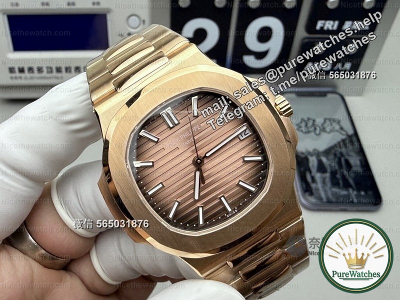 Which Nautilus replica should I choose? 3K factory 5711 rose gold 8.3mm ultra-thin test, comfortable to wear + full function linkage, whoever wears it smells great