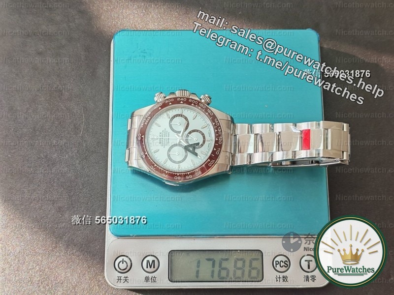 VS factory V3 Ice Landi actual measurement: 176g counterweight + Dandong 4131 movement, this “pressure feel” is really close to PT950 platinum!