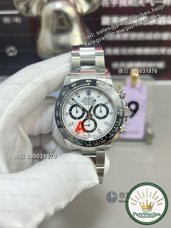 Purewatches actual test: VS factory 4130 Panda Di 40mm, Dandong 4130 movement + 72 hours power reserve, can the classic model still be used?