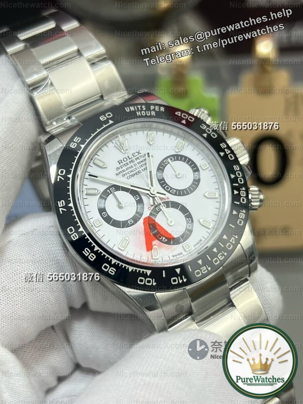 Purewatches actual test: VS factory 4130 Panda Di 40mm, Dandong 4130 movement + 72 hours power reserve, can the classic model still be used?