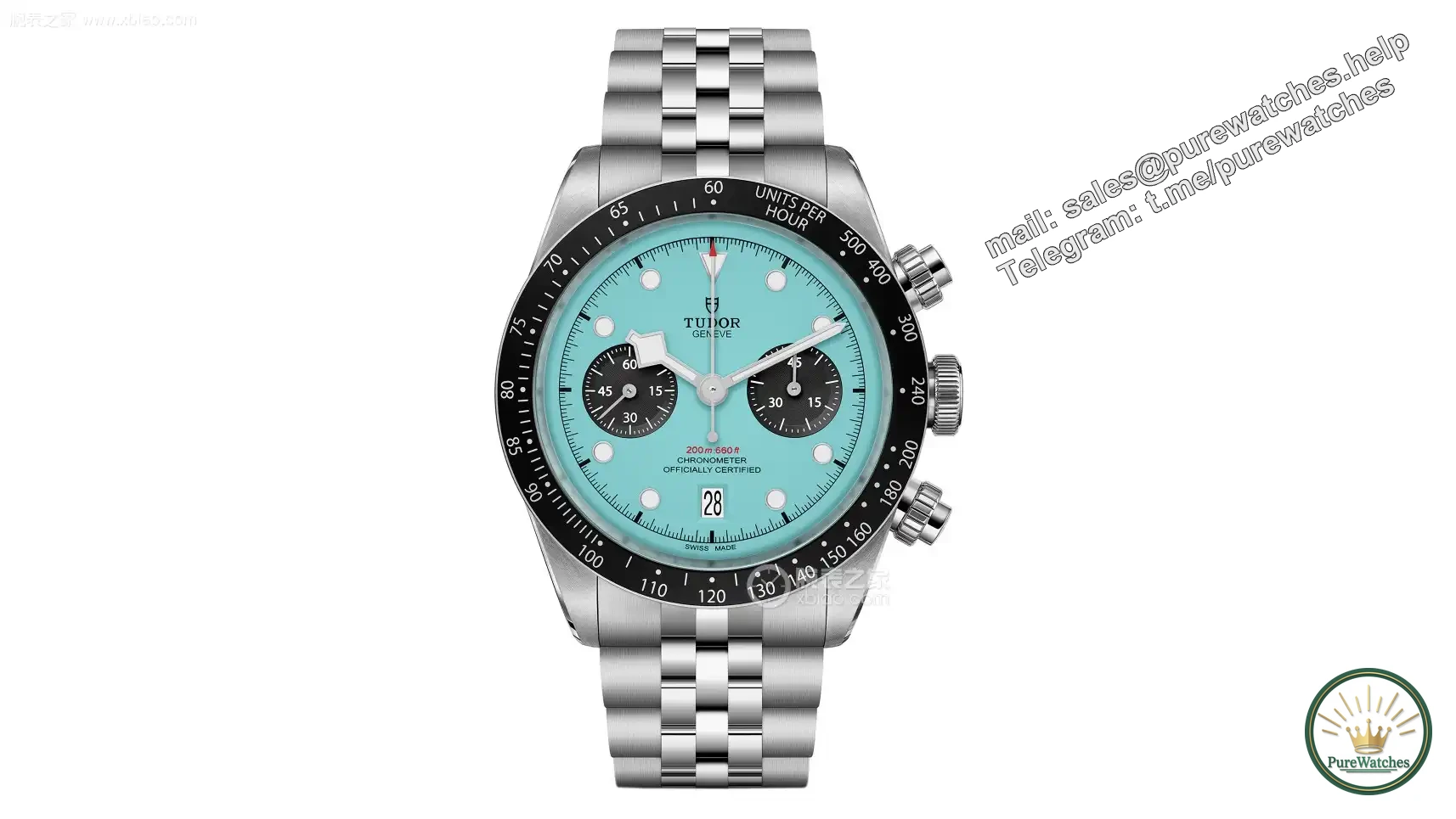 You should wear a colorful watch in summer! Three 50,000 Dopamine watches: Tudor Blue, Montblanc Ice Blue, Oris Yellow
