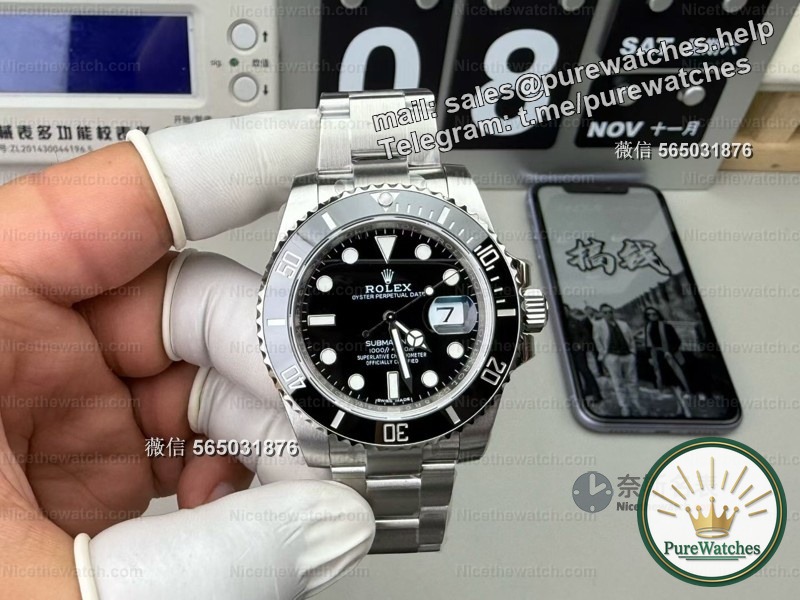 VS Factory 40mm Black Water Ghost Classic Second Generation, Dandong 3135 movement + 155g counterweight, can this quality really compare to the genuine product?