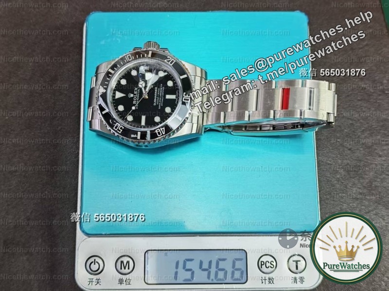 VS Factory 40mm Black Water Ghost Classic Second Generation, Dandong 3135 movement + 155g counterweight, can this quality really compare to the genuine product?
