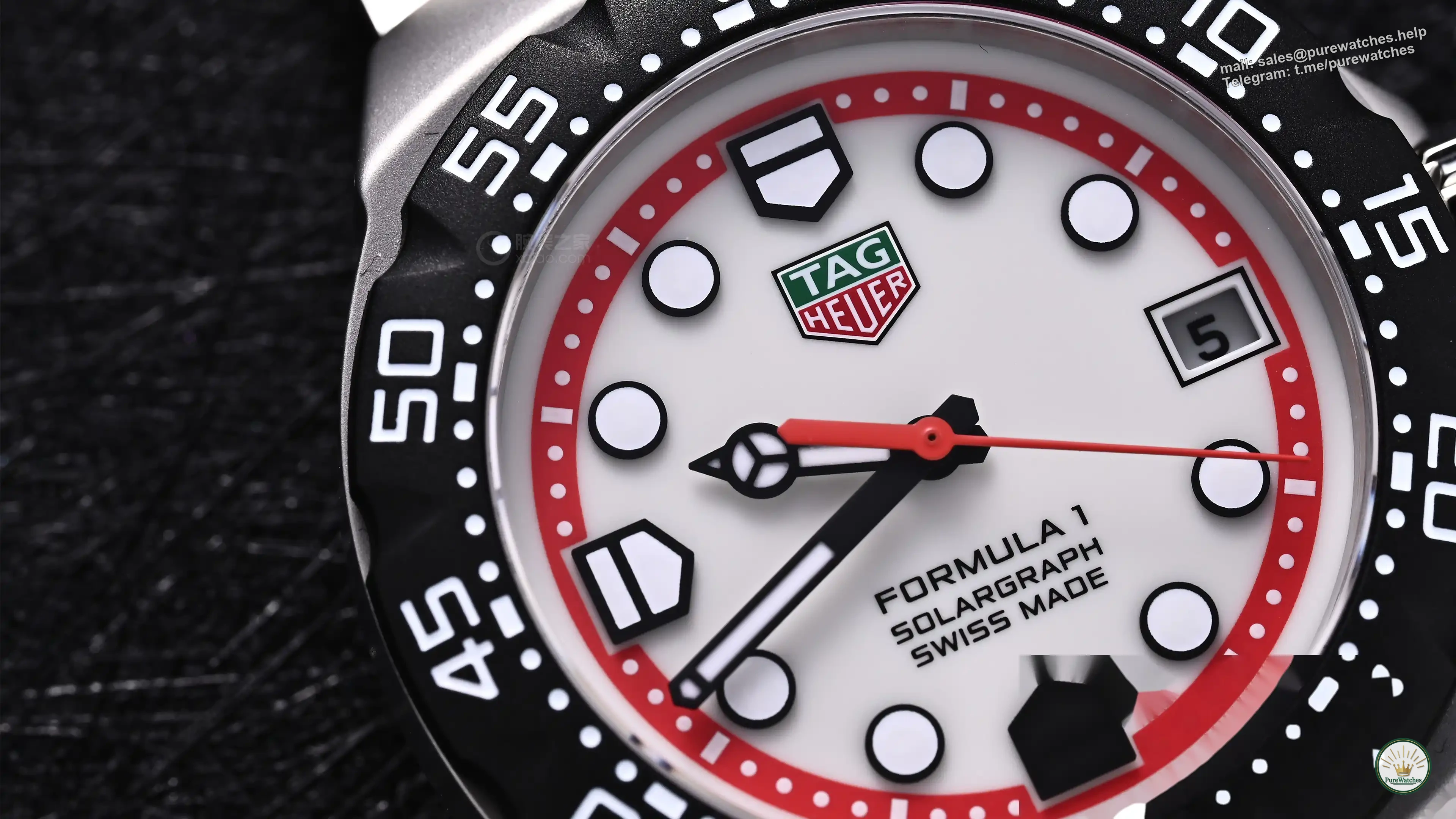 TAG Heuer F1 series costs over 10,000 yuan: solar movement + tire pattern bezel, commuting can be done in one