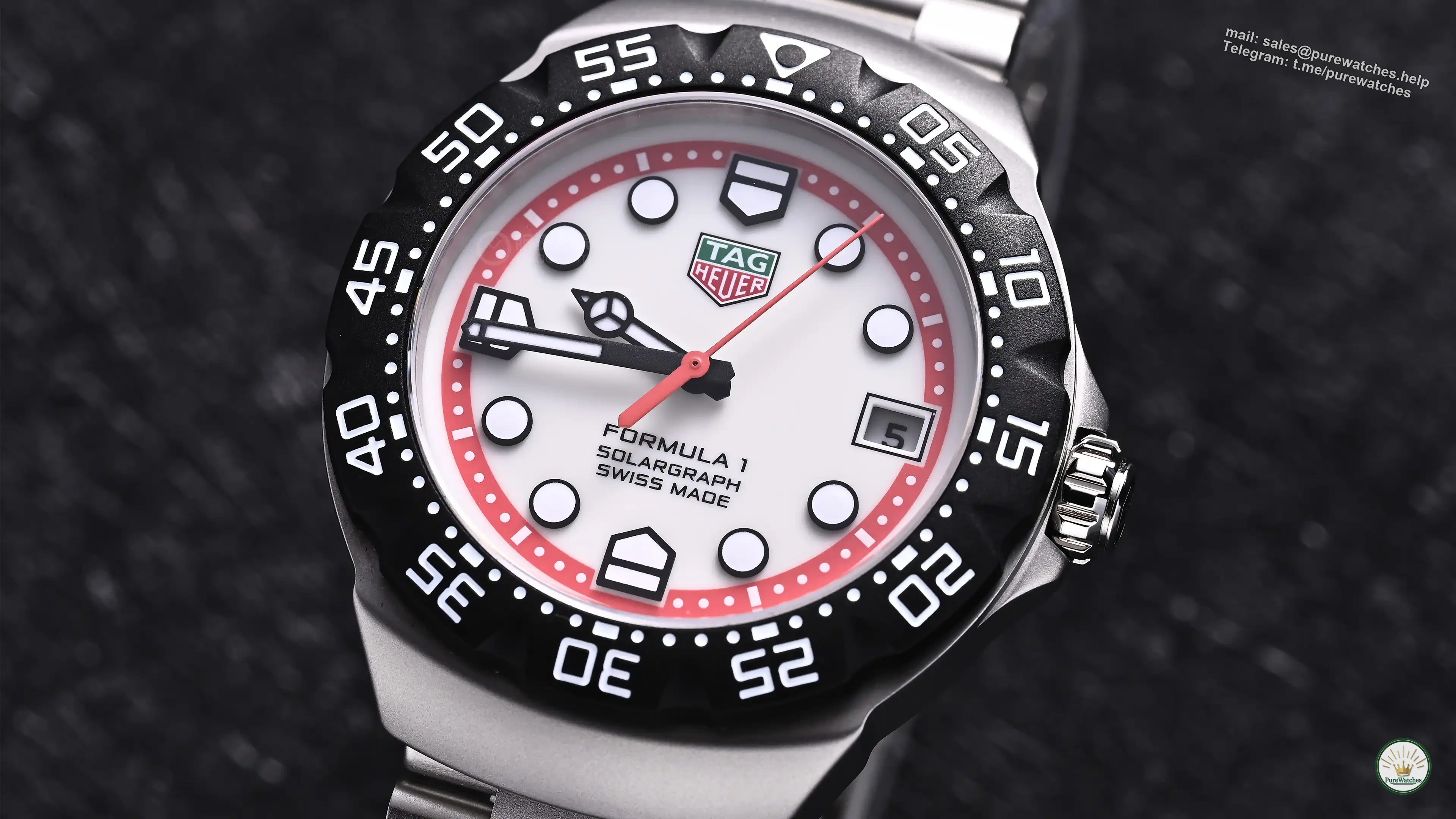 TAG Heuer F1 series costs over 10,000 yuan: solar movement + tire pattern bezel, commuting can be done in one