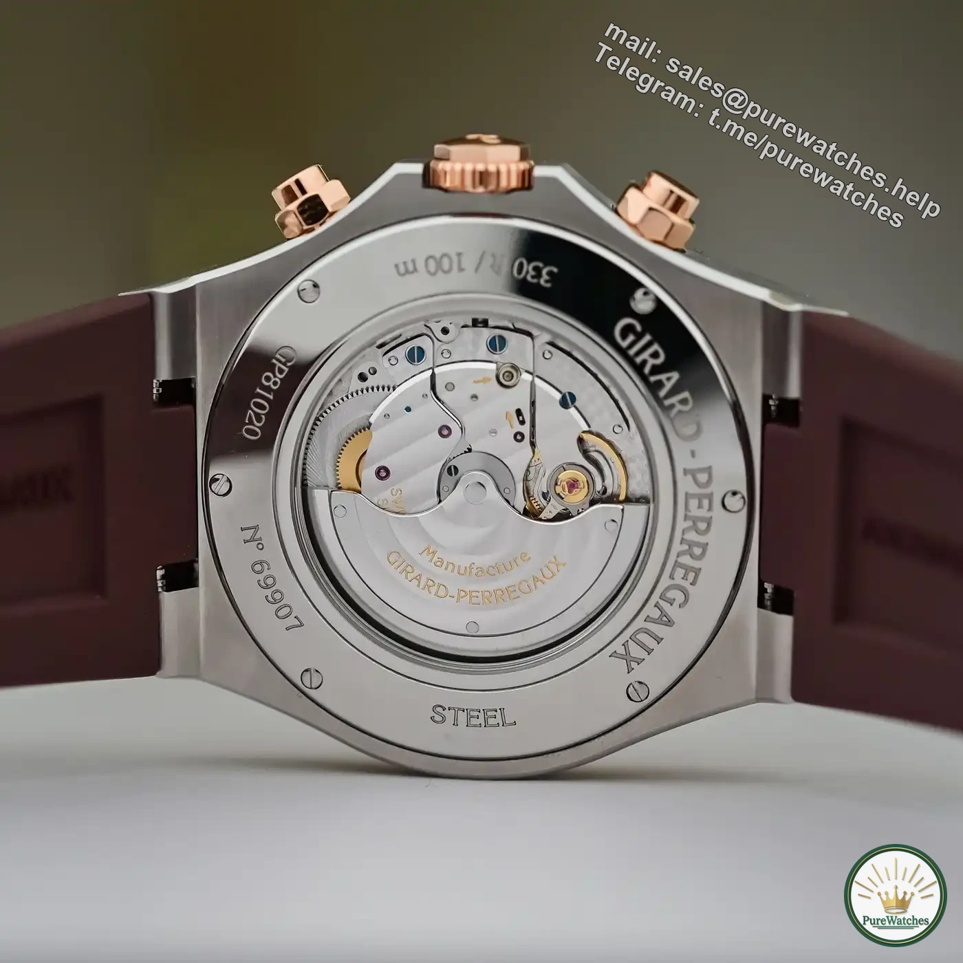 Say goodbye to regular models: GP Girard-Perregaux launches Laurel Chronograph two-color limited edition, 46-hour power reserve, collection-level appearance