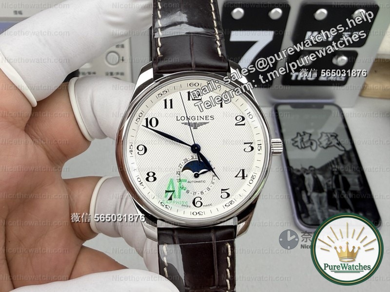 AF factory Longines moon phase famous craftsman, 2892 precision grinding movement + starry sky blue moon phase, can this romance really be reproduced?