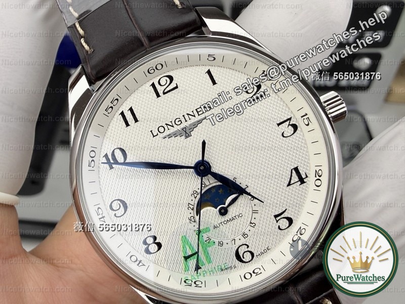 AF factory Longines moon phase famous craftsman, 2892 precision grinding movement + starry sky blue moon phase, can this romance really be reproduced?