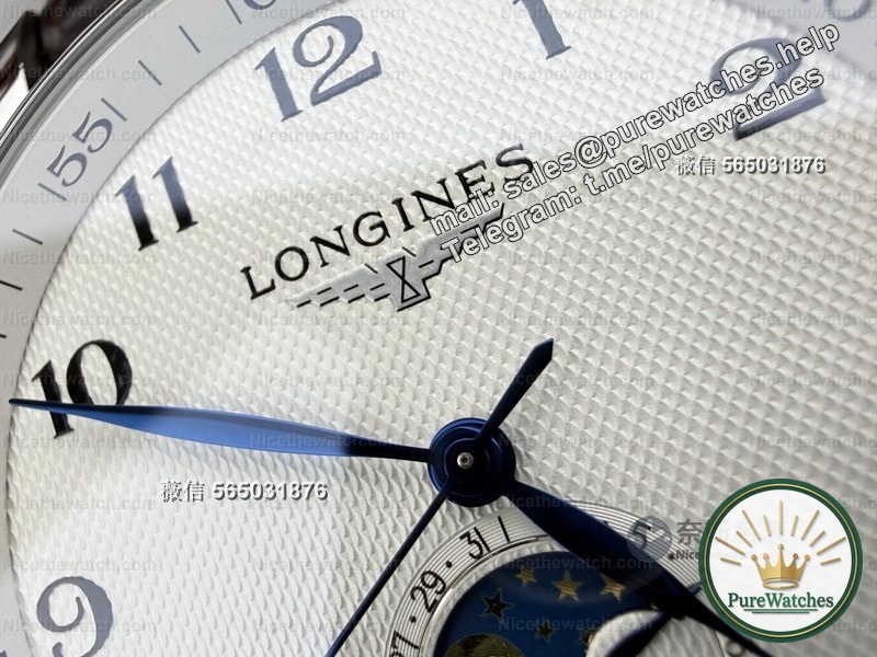 AF factory Longines moon phase famous craftsman, 2892 precision grinding movement + starry sky blue moon phase, can this romance really be reproduced?