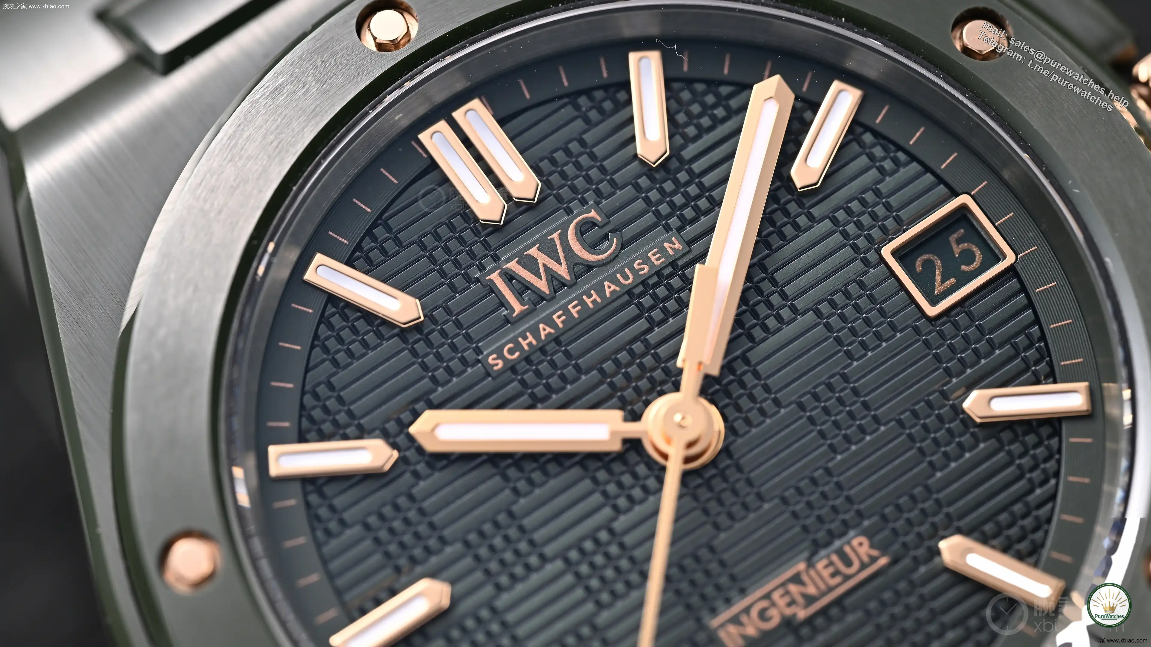 IWC Engineers’ first color ceramic watch: olive green dial + rose gold hour markers, Zunda Design adds a new creation