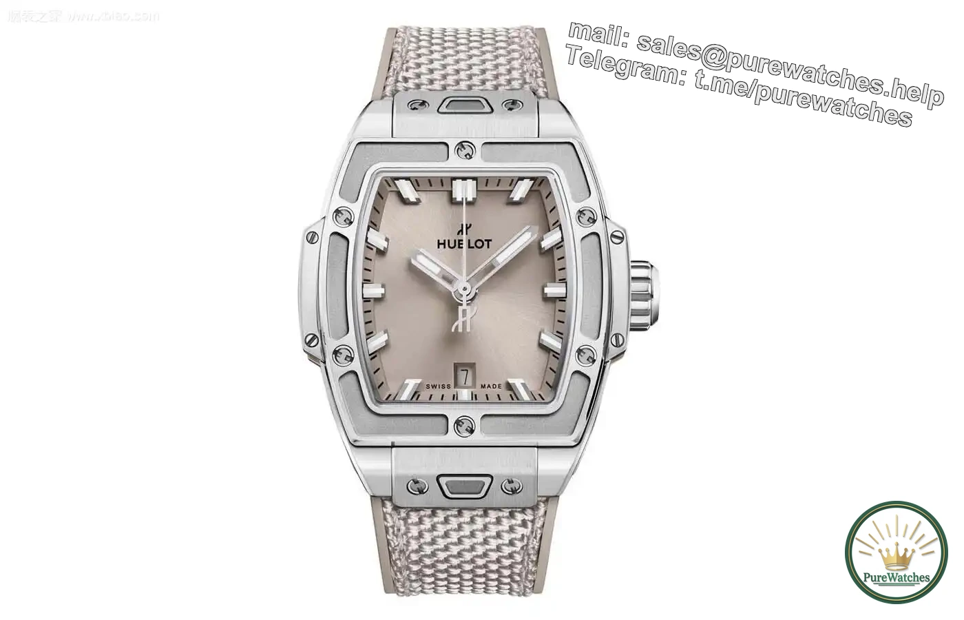 Hublot’s new Essential Taupe is limited online: 32mm steel model and 42mm titanium chronograph, each limited to 200 pieces