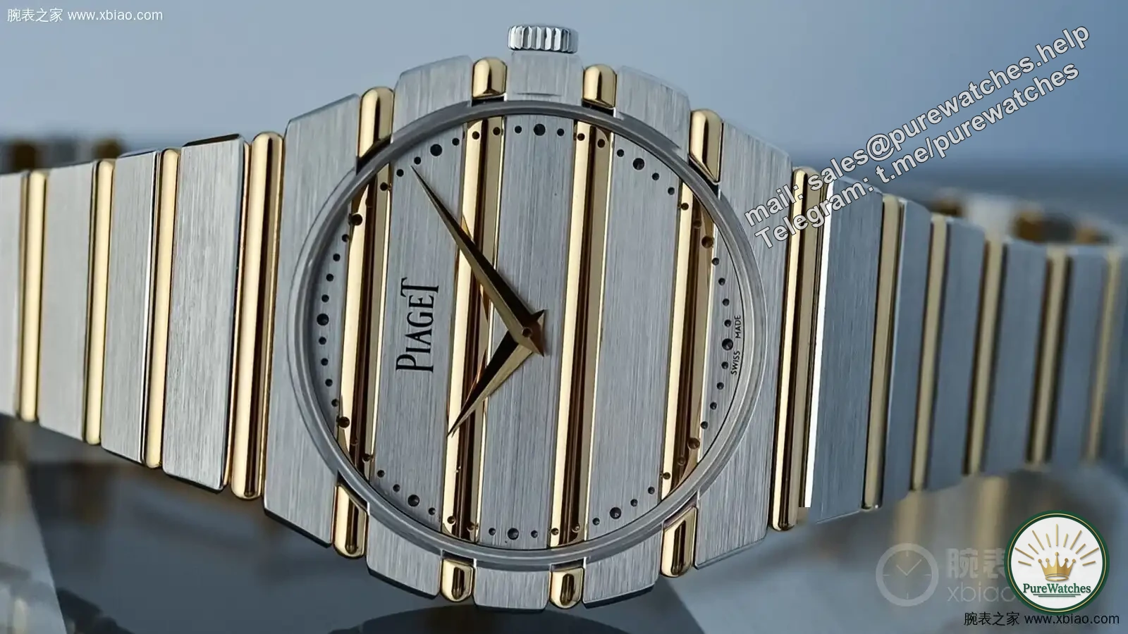 No longer flamboyant: Piaget POLO 79 two-tone all-gold model and Vacheron Constantin Ref.222 steel model, the first choice for low-key old money style