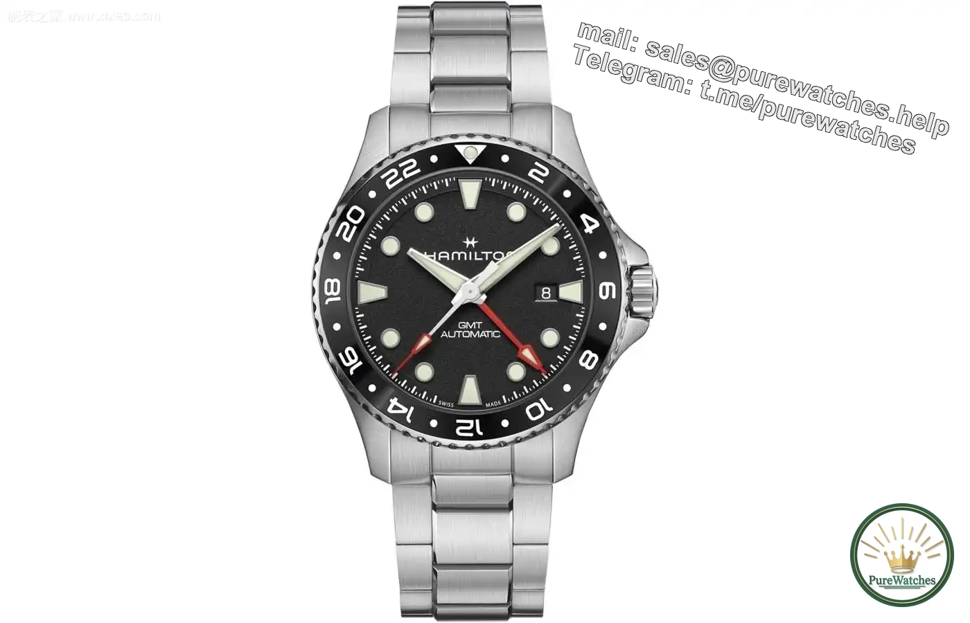 Hamilton launches three new scuba models GMT 43mm: 300 meters waterproof + ceramic ring + 80 hours power reserve, 1275 Swiss francs