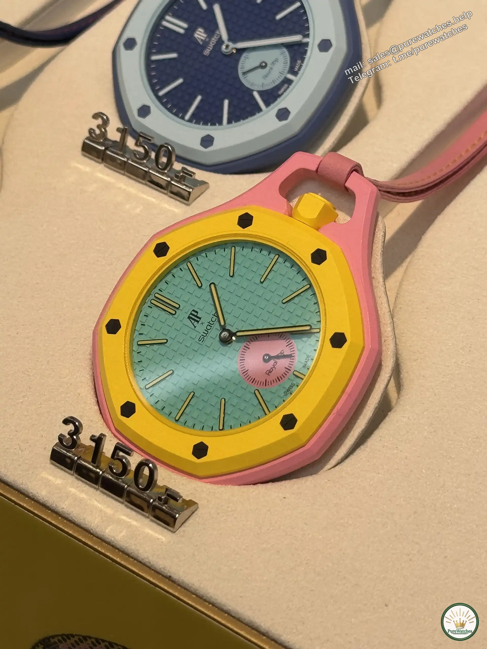 Young people’s first “Royal Oak”: Swatch x Audemars Piguet joint pocket watch debuts, starting from 2,950 yuan, 8 colors in total