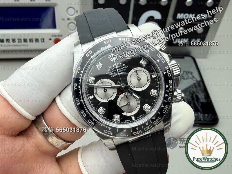Actual measurement of VS Factory Petite Le Mans Daytona: 183g counterweight + Dandong 4131 movement, this replica is too heavy to handle!