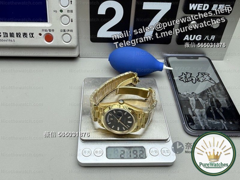 Actual measurement of CBD Factory Black Rock Sugar V9: 219g counterweight + 18K real gold plating, this replica Daikino is too heavy on the hand!