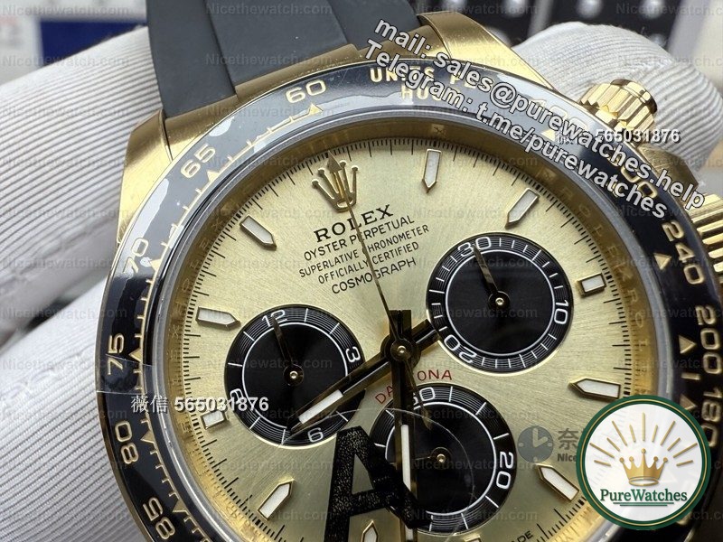 VS factory Rolex Yuwen Le Daytona actual test: Is this “gold and black combination” really stable?