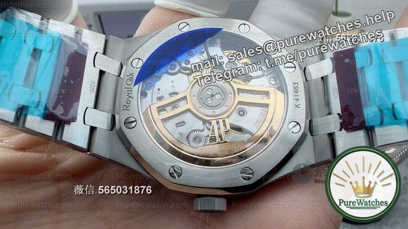 VS factory Audemars Piguet 15500 first test: Dandong 4302 integrated movement + ceramic balls, this time the back is really through!