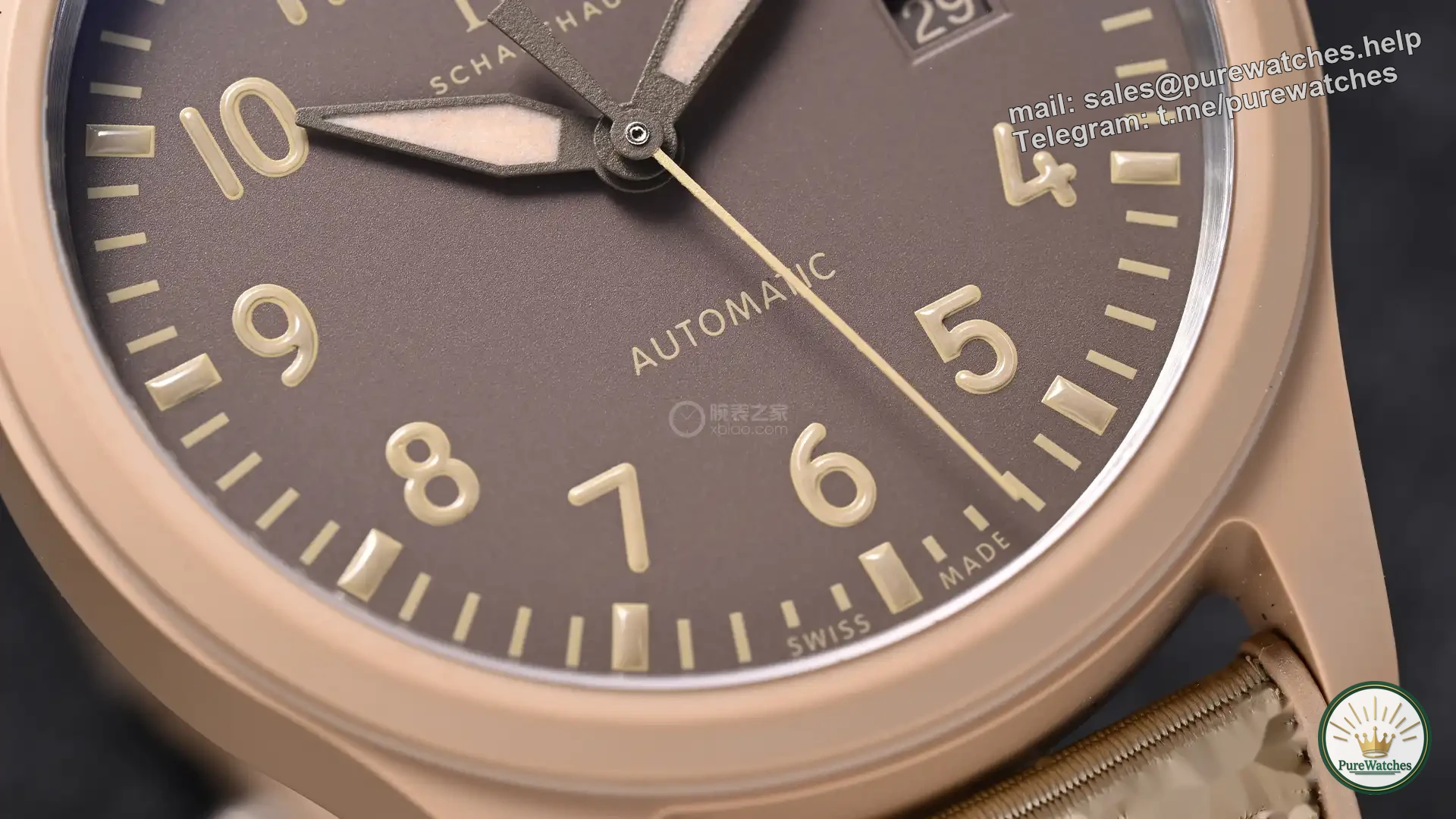 IWC Pilot’s New Work: Mojave Desert Sand Color Ceramic 41mm, 120 Hours Power Reserve, Hardcore Outdoor Style