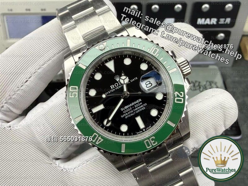 VS factory 41mm green water ghost actual test: Dandong 3235 movement + 70 hours of power, this replica water ghost is so fragrant!