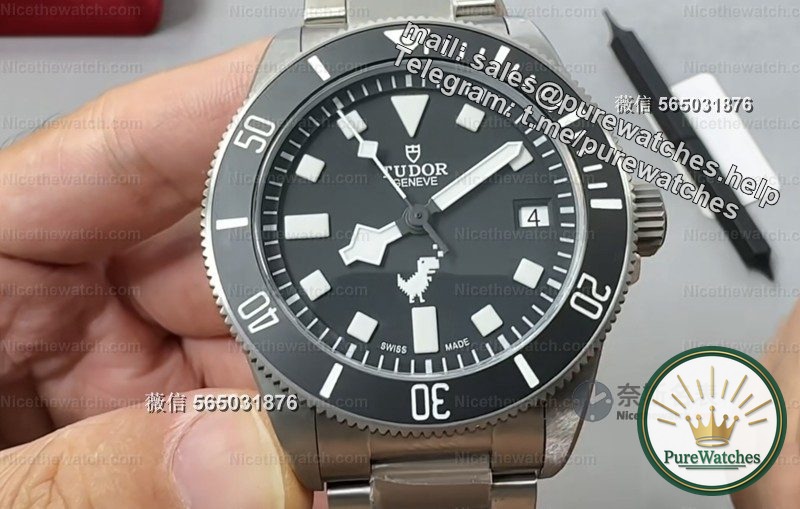 Actual test of M+ Factory Tudor’s “Disconnected Dinosaur”: Google co-branded model + titanium case, this replica is so interesting!