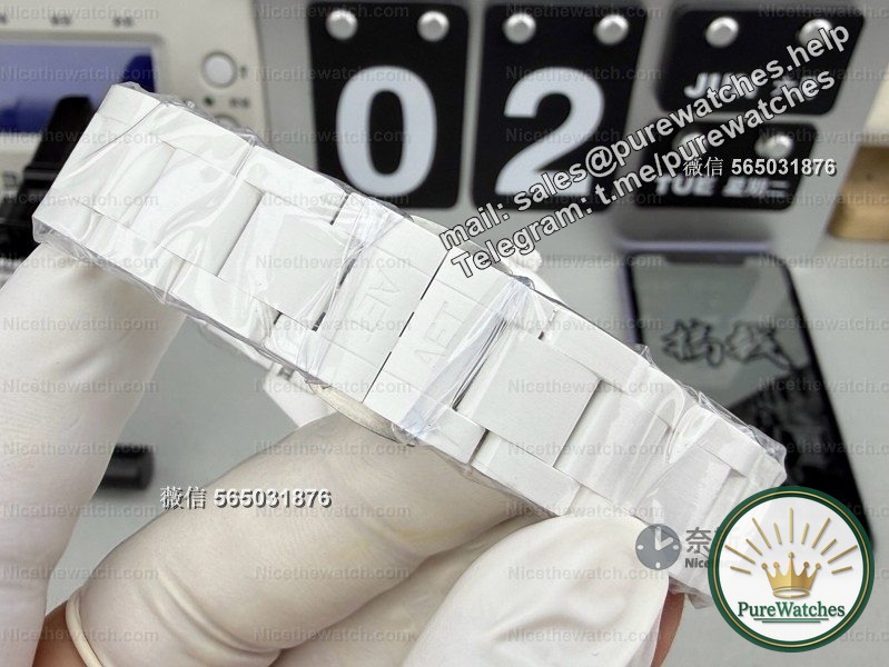 PPM factory AET modified log white ceramic actual measurement: high-tech ceramic + 3235 movement, this modified log is so personalized!