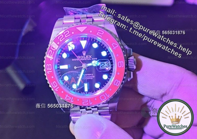 VS factory five-bead chain cola ring vs plate belt inter ring: Dandong 3285 movement + UV color change ring, which one is more suitable for you?