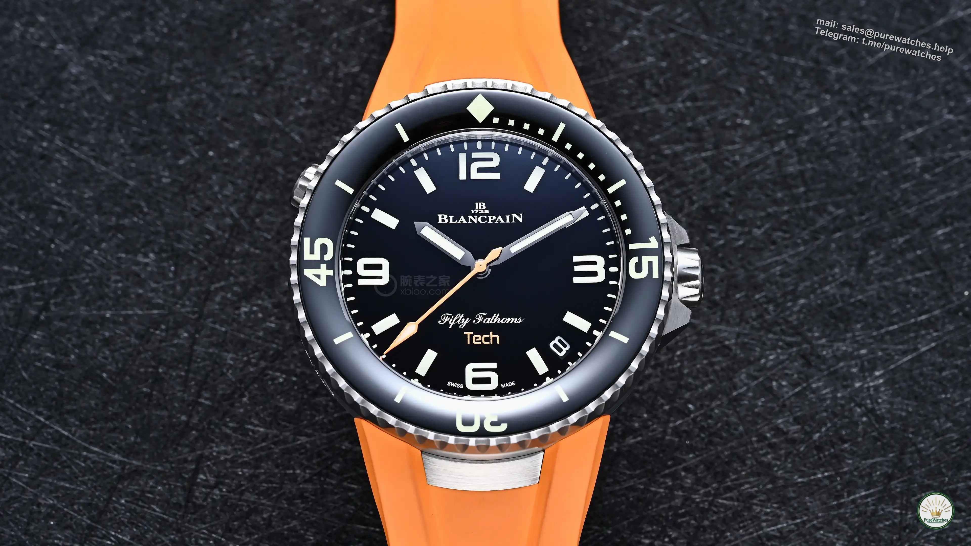 Blancpain Fifty Fathoms Tech finally comes out with a permanent model: 45mm titanium alloy case + 120 hours power reserve, 179,000