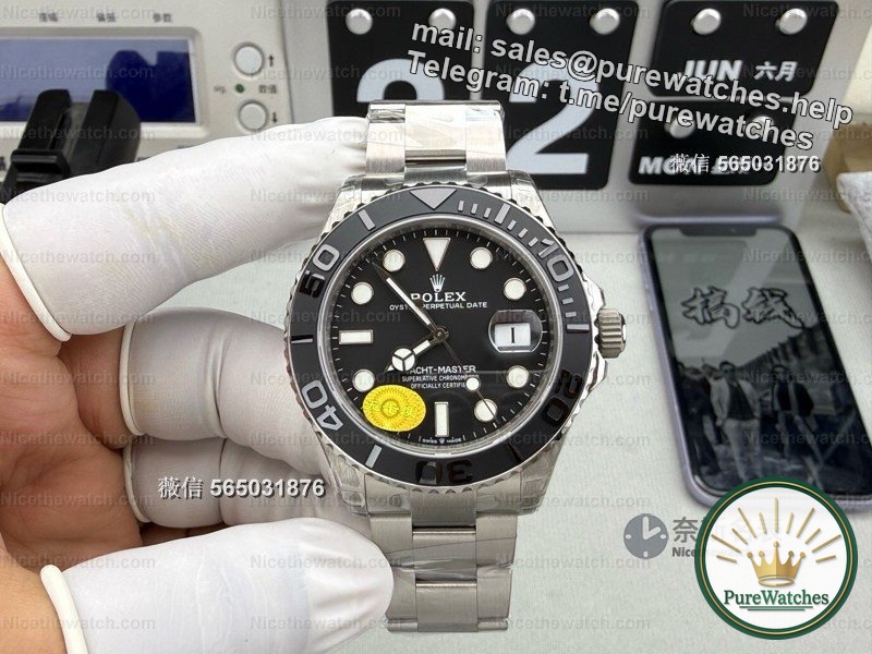 VS factory titanium yacht actual measurement: the first card-free 3235 movement + 105 grams lightweight, this replica is so amazing!