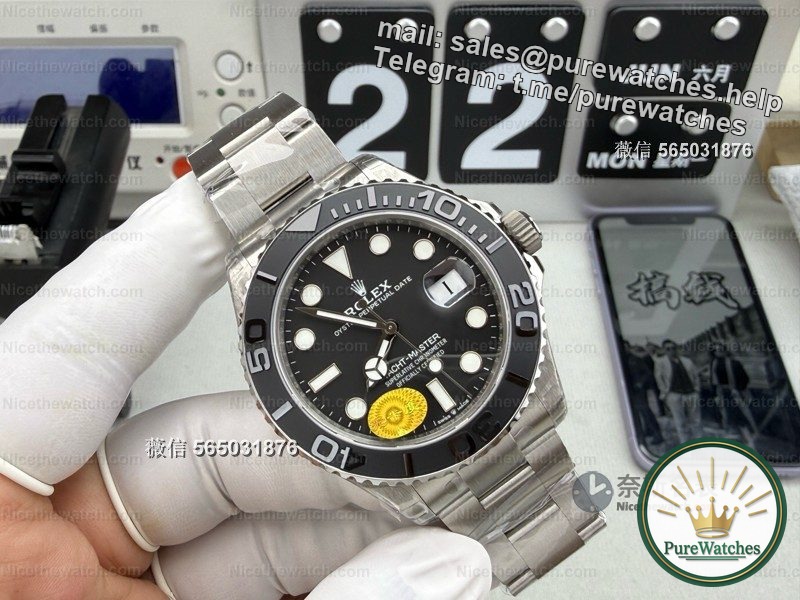 VS factory titanium yacht actual measurement: the first card-free 3235 movement + 105 grams lightweight, this replica is so amazing!