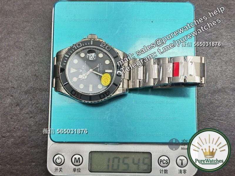 VS factory titanium yacht actual measurement: the first card-free 3235 movement + 105 grams lightweight, this replica is so amazing!