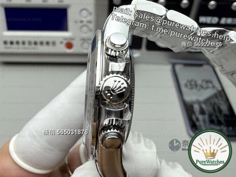 Actual measurement of VS factory Gray Di: 184g counterweight + Dandong 4130 movement, this replica is too heavy on the hand!