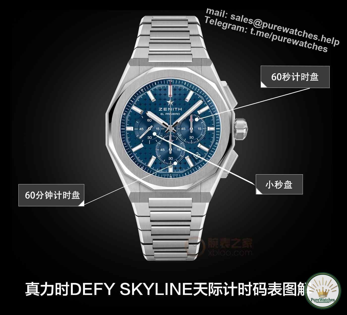 How is Zenith’s new DEFY SKYLINE chronograph “Chronograph Little Steel King” doing?