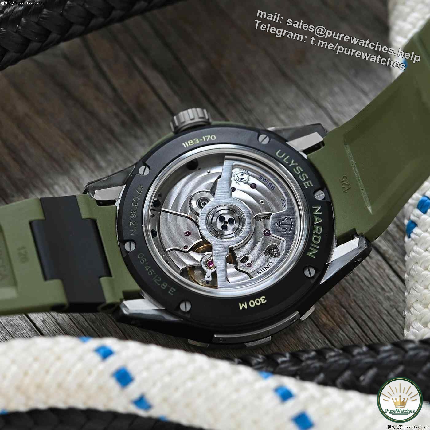 Wow! Ulysse Nardin has launched two diving series Diver watches, which are so handsome that they have no friends!