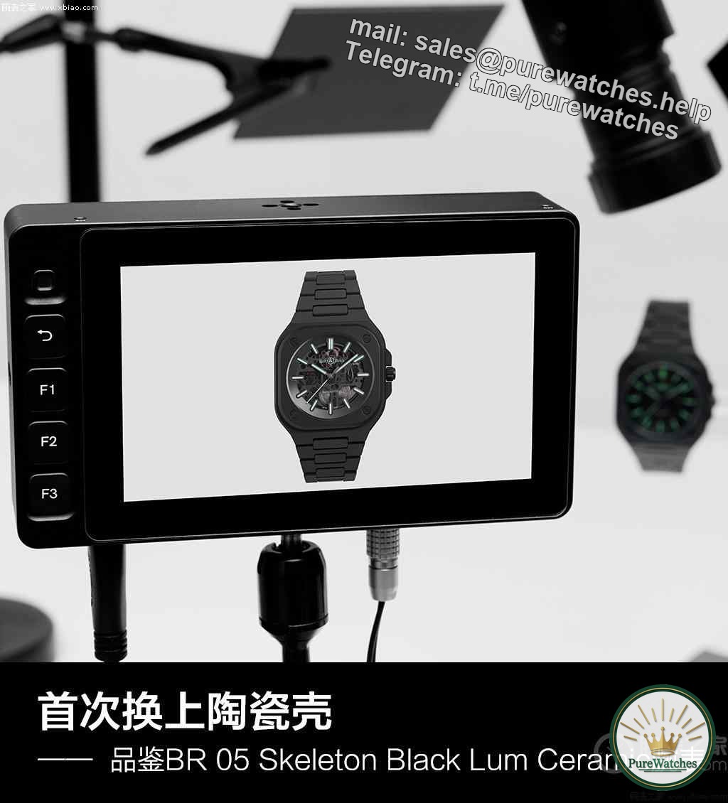 Bell & Ross’ new product makes a stunning appearance at the Geneva Watch Fair: BR 05 Black Ceramic watch ceramics new trend