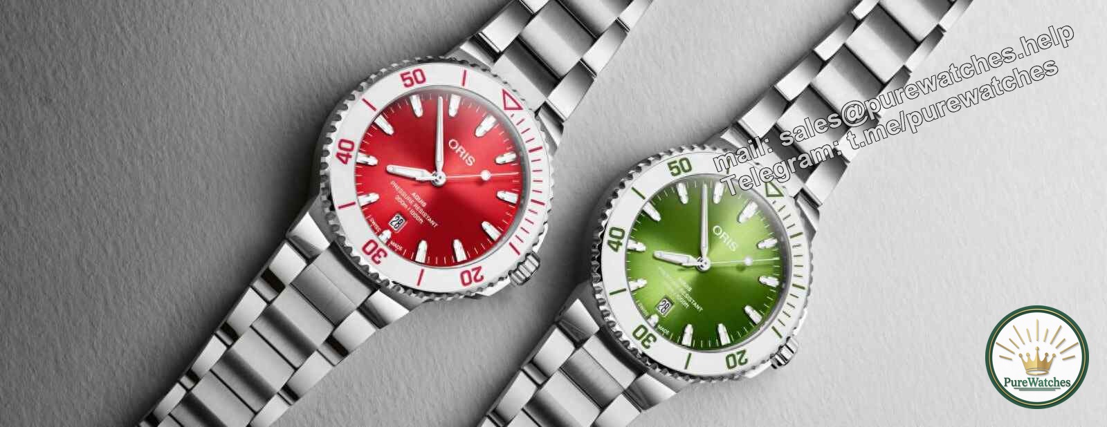 [The new summer trend favorite] Oris watermelon-colored Aquis diving watch will light up your exquisite summer!