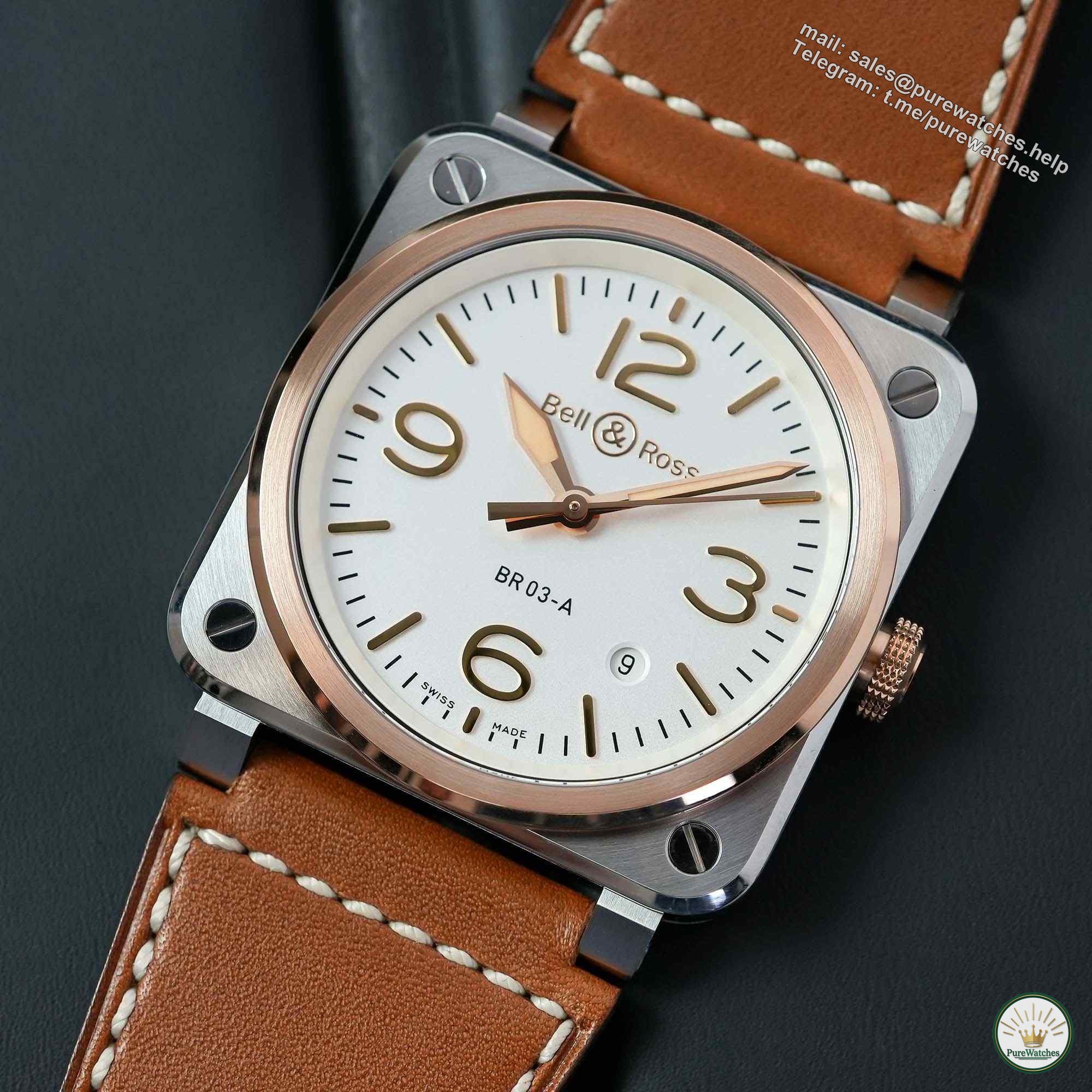 [Brilliant Urban Style] Bell & Ross BR 03 gold watch: an exquisite choice in the steel jungle