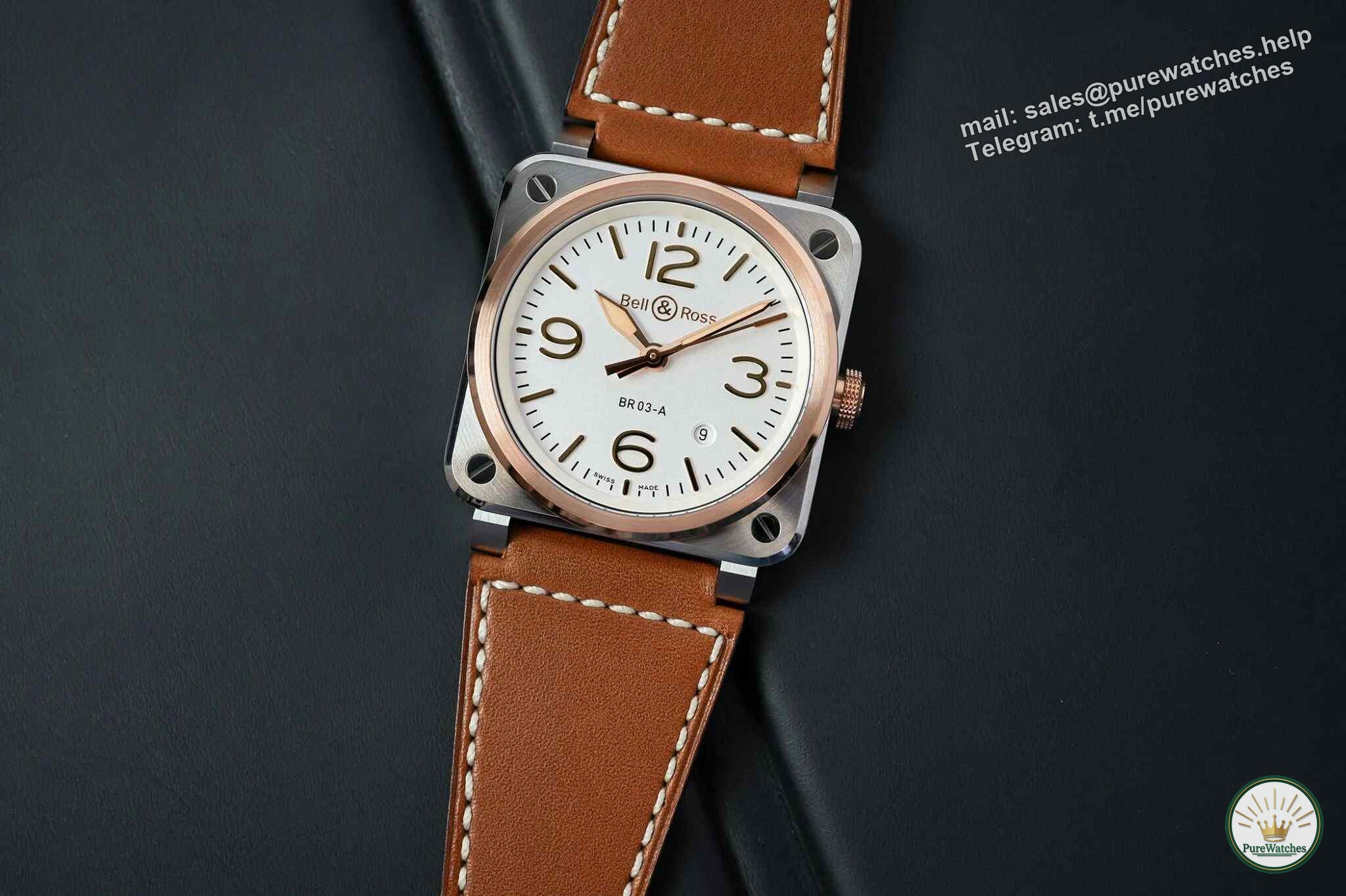 [Brilliant Urban Style] Bell & Ross BR 03 gold watch: an exquisite choice in the steel jungle